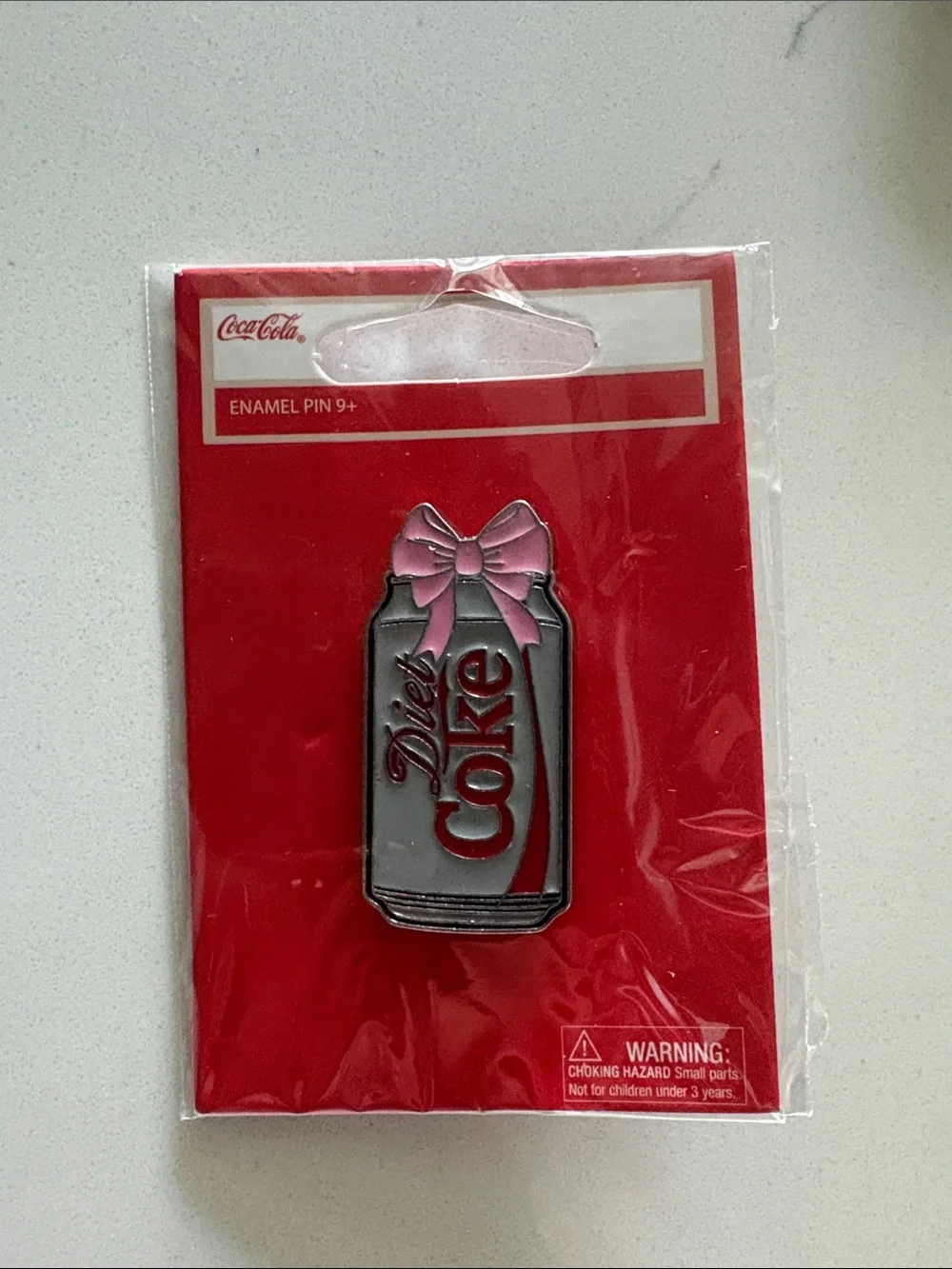 Diet Coke Bow Coin Pouch and Pin